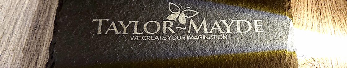 Branded slate coaster