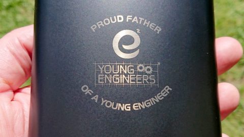 Powder-coated hip flask