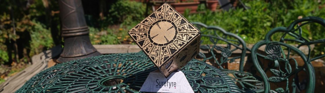 Lament cube on stand