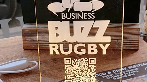 Illuminated acrylic Business Buzz Sign
